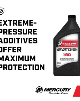 Mercury High Performance Gear Lube Oil SAE90 – Quart – 92-8M0222063