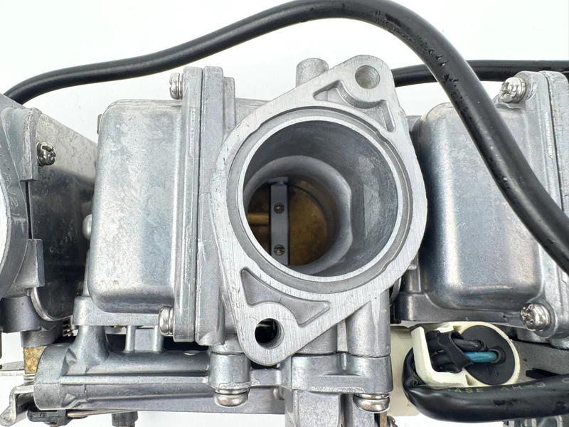 03-04 Yamaha 90HP 4 Stroke Outboard 1 2 3 4 Carburetor Set Of 4 - Good Condition - Image 6