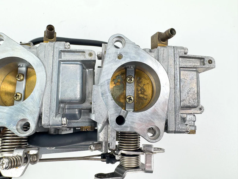 03-04 Yamaha 90HP 4 Stroke Outboard 1 2 3 4 Carburetor Set Of 4 - Good Condition - Image 8