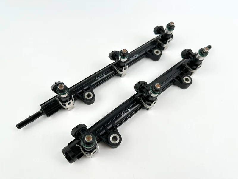 2019 Yamaha 250 HP 4 Stroke Outboard Fuel Injector Set W/ Rail 6CB-13161-10-00 OEM - Image 9