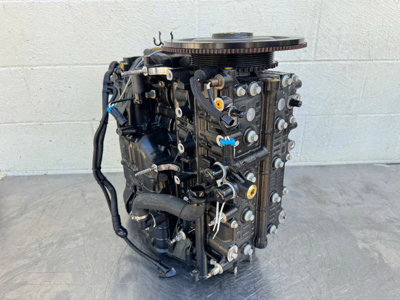 896499A07 Mercury Verado 135 150 175 200 HP L4 Powerhead Crankcase Long Block Assembly - Image 14