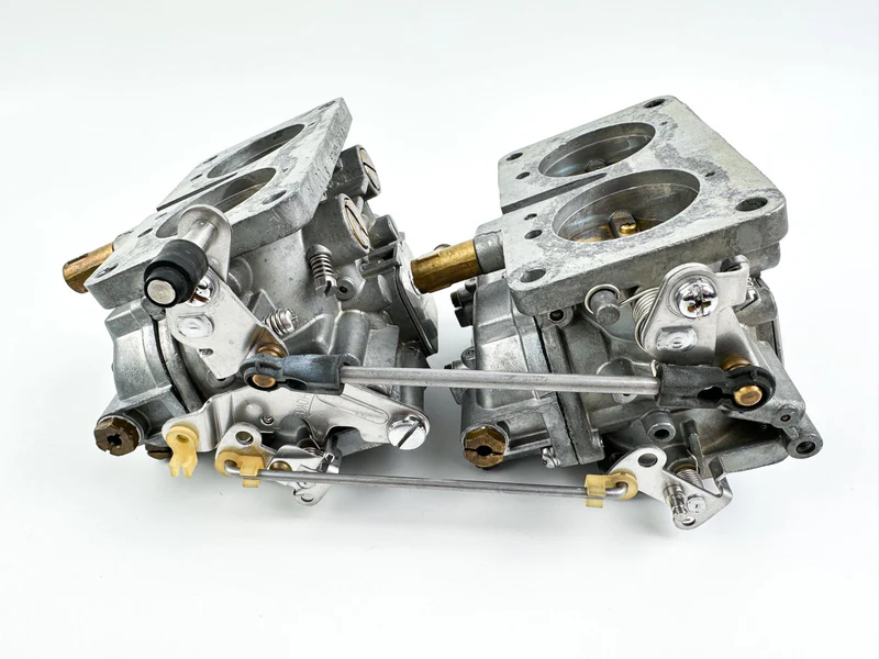 1988 Yamaha 130 HP 2 Stroke Outboard Carburetor Set 6L1-14301-01-00 Cleaned - Image 9