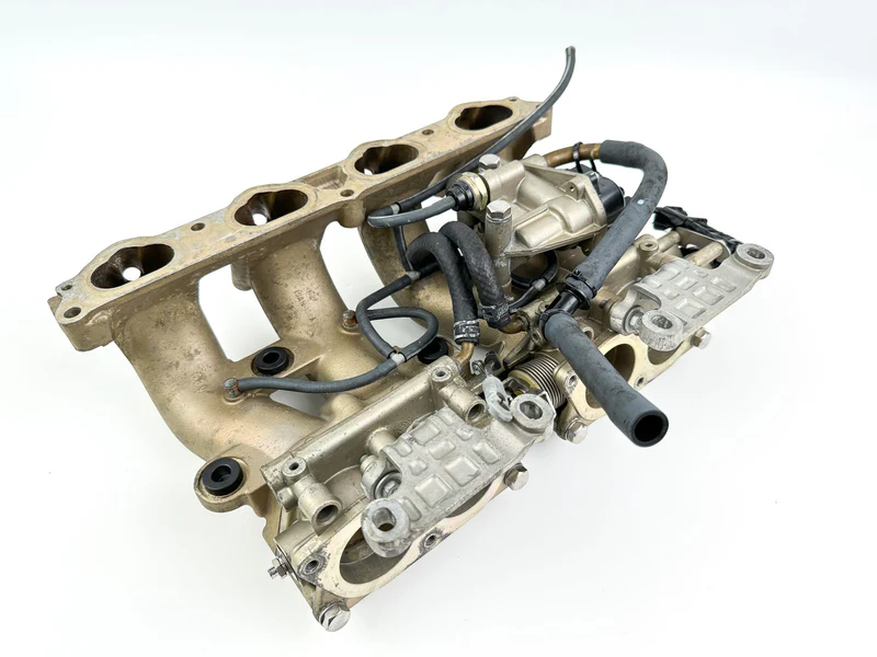 2004 Yamaha 115 HP 4 Stroke Outboard Intake Manifold & Throttle Body 68V-14200-03-00 OEM - Image 8