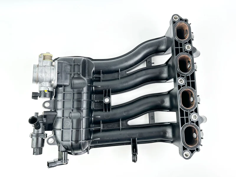 2007 Yamaha 90 HP 4 Stroke Outboard Intake Manifold & Throttle Body 6D8-13641-00-00 OEM - Image 10