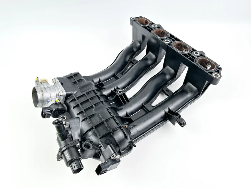 2007 Yamaha 90 HP 4 Stroke Outboard Intake Manifold & Throttle Body 6D8-13641-00-00 OEM - Image 9