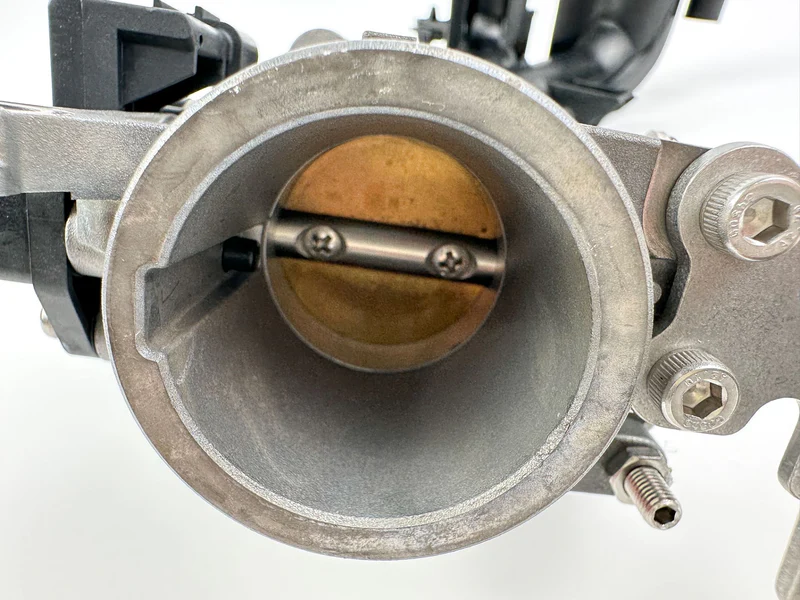 2018 Yamaha 25 HP 4 Stroke Outboard Intake Manifold & Throttle Body 6FM-14200-00-00 OEM - Image 10