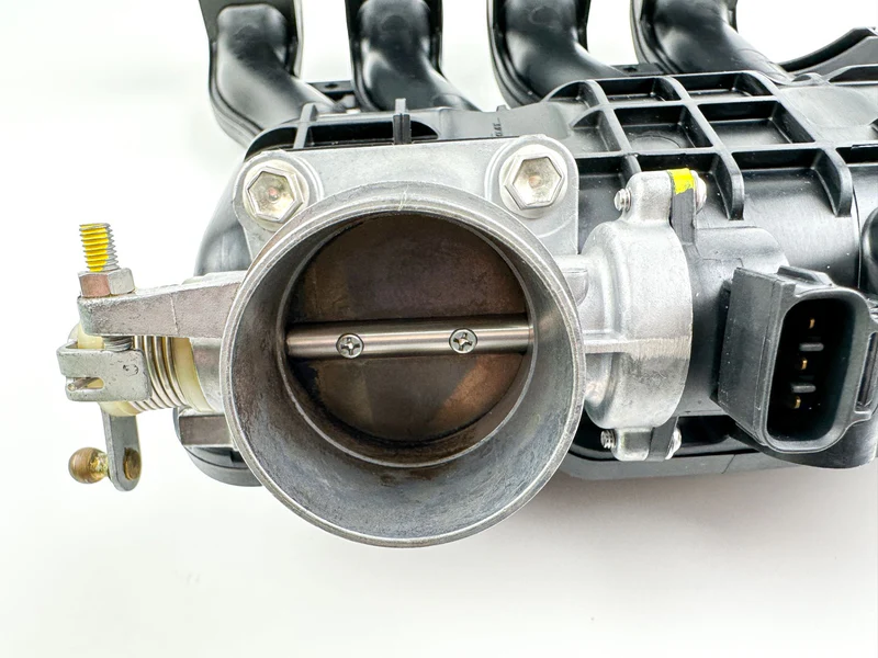 2007 Yamaha 90 HP 4 Stroke Outboard Intake Manifold & Throttle Body 6D8-13641-00-00 OEM - Image 5